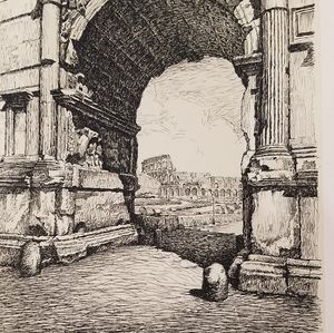 set of 19th Century lithographs- Italian